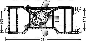 Ava Quality Cooling FD 7540 - Fen, radiator furqanavto.az