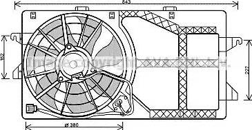 Ava Quality Cooling FD 7547 - Fen, radiator furqanavto.az