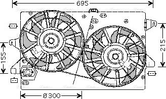 Ava Quality Cooling FD 7502 - Fen, radiator furqanavto.az