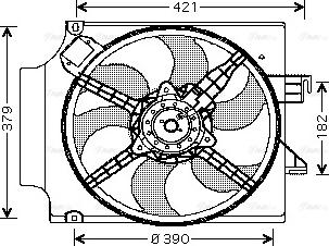 Ava Quality Cooling FD 7513 - Fen, radiator furqanavto.az