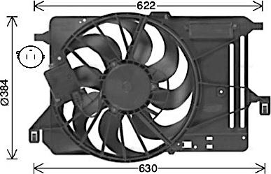 Ava Quality Cooling FD7685 - Fen, radiator furqanavto.az