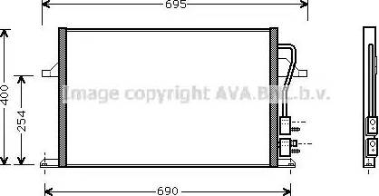 Ava Quality Cooling FDA5259 - Kondenser, kondisioner furqanavto.az