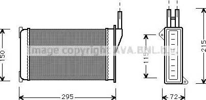 Ava Quality Cooling FDA6098 - İstilik dəyişdiricisi, daxili isitmə furqanavto.az