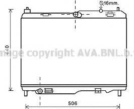 Ava Quality Cooling FDA2442 - Radiator, mühərrikin soyudulması furqanavto.az