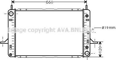 Ava Quality Cooling FDA2120 - Radiator, mühərrikin soyudulması furqanavto.az