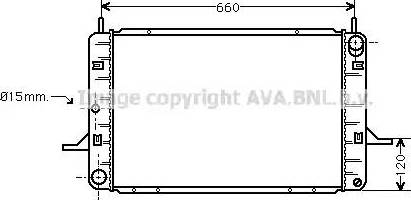 Ava Quality Cooling FDA2123 - Radiator, mühərrikin soyudulması furqanavto.az