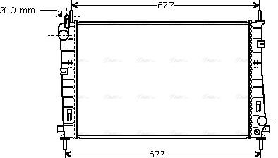 Ava Quality Cooling FDA2335 - Radiator, mühərrikin soyudulması furqanavto.az