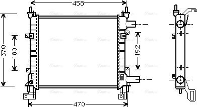 Ava Quality Cooling FDA2260 - Radiator, mühərrikin soyudulması furqanavto.az