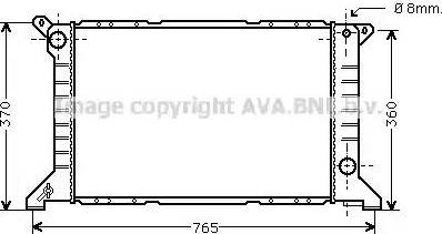 Ava Quality Cooling FDA2203 - Radiator, mühərrikin soyudulması furqanavto.az