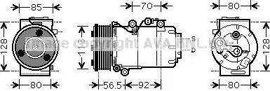 Ava Quality Cooling FDK497 - Kompressor, kondisioner furqanavto.az