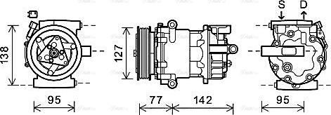 Ava Quality Cooling FDAK469 - Kompressor, kondisioner furqanavto.az
