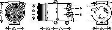 Ava Quality Cooling FDAK415 - Kompressor, kondisioner furqanavto.az