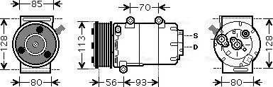 Ava Quality Cooling FDAK416 - Kompressor, kondisioner furqanavto.az