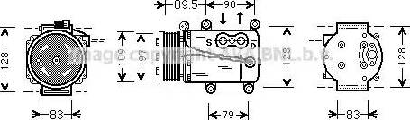 Ava Quality Cooling FD K082 - Kompressor, kondisioner furqanavto.az