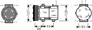 Ava Quality Cooling FDAK167 - Kompressor, kondisioner furqanavto.az