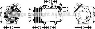 Ava Quality Cooling FD K393 - Kompressor, kondisioner furqanavto.az