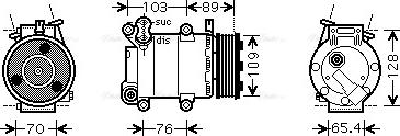 Ava Quality Cooling FDAK392 - Kompressor, kondisioner furqanavto.az