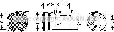 Ava Quality Cooling FDAK306 - Kompressor, kondisioner furqanavto.az