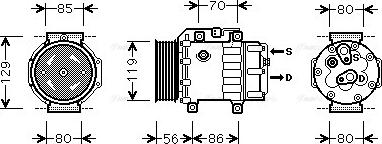 Ava Quality Cooling FDAK378 - Kompressor, kondisioner furqanavto.az