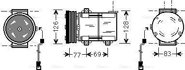 Ava Quality Cooling FDAK289 - Kompressor, kondisioner furqanavto.az