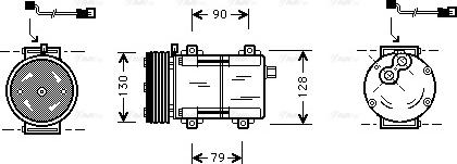 Ava Quality Cooling FDAK280 - Kompressor, kondisioner furqanavto.az