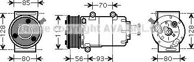 Ava Quality Cooling FD K416 - Kompressor, kondisioner furqanavto.az