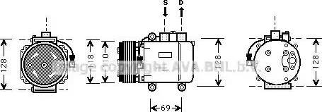 Ava Quality Cooling FD K045 - Kompressor, kondisioner furqanavto.az