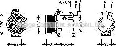 Ava Quality Cooling FD K363 - Kompressor, kondisioner furqanavto.az