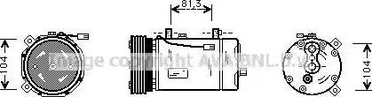 Ava Quality Cooling FDK294 - Kompressor, kondisioner furqanavto.az