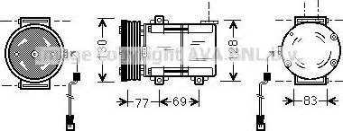 Ava Quality Cooling FD K289 - Kompressor, kondisioner furqanavto.az