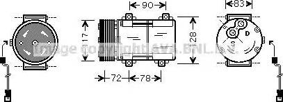 Ava Quality Cooling FD K285 - Kompressor, kondisioner furqanavto.az