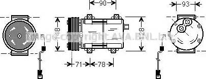 Ava Quality Cooling FD K277 - Kompressor, kondisioner furqanavto.az