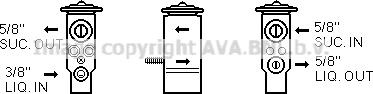 Ava Quality Cooling FE1005 - Genişləndirici klapan, kondisioner furqanavto.az