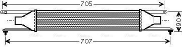 Ava Quality Cooling FT 4319 - Intercooler, şarj cihazı furqanavto.az