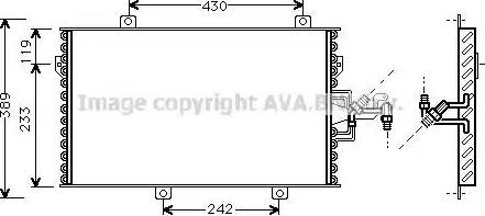 Ava Quality Cooling FT 5153 - Kondenser, kondisioner furqanavto.az