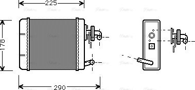 Ava Quality Cooling FT 6102 - İstilik dəyişdiricisi, daxili isitmə furqanavto.az