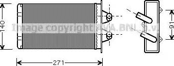 Ava Quality Cooling FT 6186 - İstilik dəyişdiricisi, daxili isitmə furqanavto.az