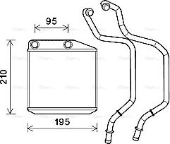 Ava Quality Cooling FT 6313 - İstilik dəyişdiricisi, daxili isitmə furqanavto.az