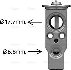 Ava Quality Cooling FT1479 - Genişləndirici klapan, kondisioner furqanavto.az