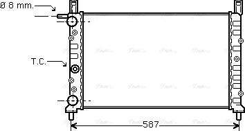 Ava Quality Cooling FT 2078 - Radiator, mühərrikin soyudulması furqanavto.az