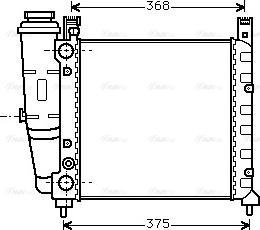 Ava Quality Cooling FT 2057 - Radiator, mühərrikin soyudulması furqanavto.az