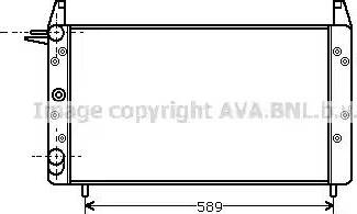 Ava Quality Cooling FT 2068 - Radiator, mühərrikin soyudulması furqanavto.az