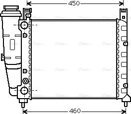 Ava Quality Cooling FT 2039 - Radiator, mühərrikin soyudulması furqanavto.az