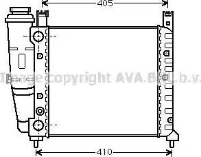 Ava Quality Cooling FTA2076 - Radiator, mühərrikin soyudulması furqanavto.az