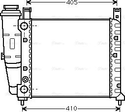 Ava Quality Cooling FT 2076 - Radiator, mühərrikin soyudulması furqanavto.az