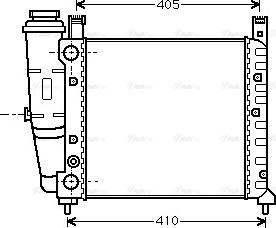 Ava Quality Cooling FT 2077 - Radiator, mühərrikin soyudulması furqanavto.az