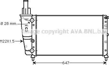 Ava Quality Cooling FT2140 - Radiator, mühərrikin soyudulması furqanavto.az