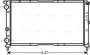 Ava Quality Cooling FT 2142 - Radiator, mühərrikin soyudulması furqanavto.az