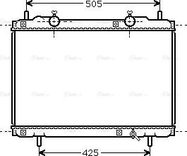 Ava Quality Cooling FT 2167 - Radiator, mühərrikin soyudulması furqanavto.az