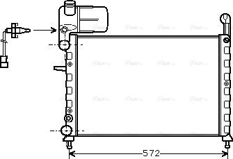 Ava Quality Cooling FT 2120 - Radiator, mühərrikin soyudulması furqanavto.az